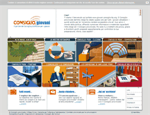 Tablet Screenshot of giovani.consiglio-bz.org